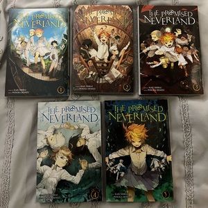 The promised neverland manga (volumes 1-5)